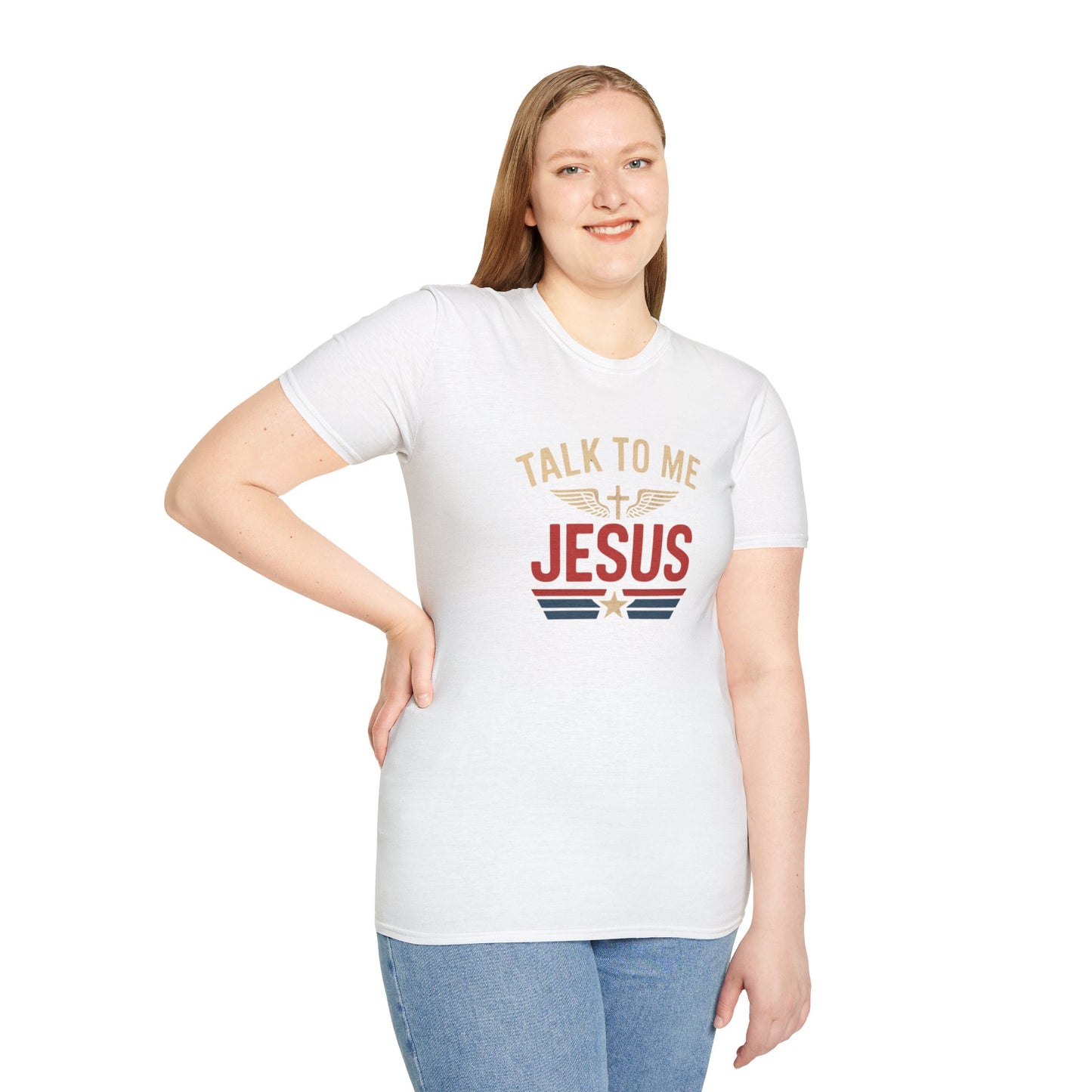 Inspirational Jesus Graphic Tee, Faith T-Shirt, Christian Apparel, Spiritual Gift, Religion Shirt