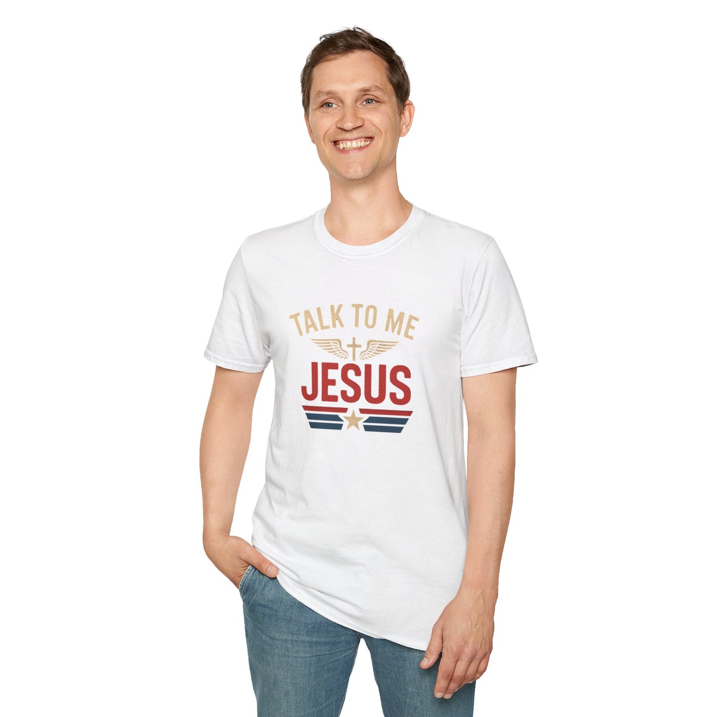 Inspirational Jesus Graphic Tee, Faith T-Shirt, Christian Apparel, Spiritual Gift, Religion Shirt