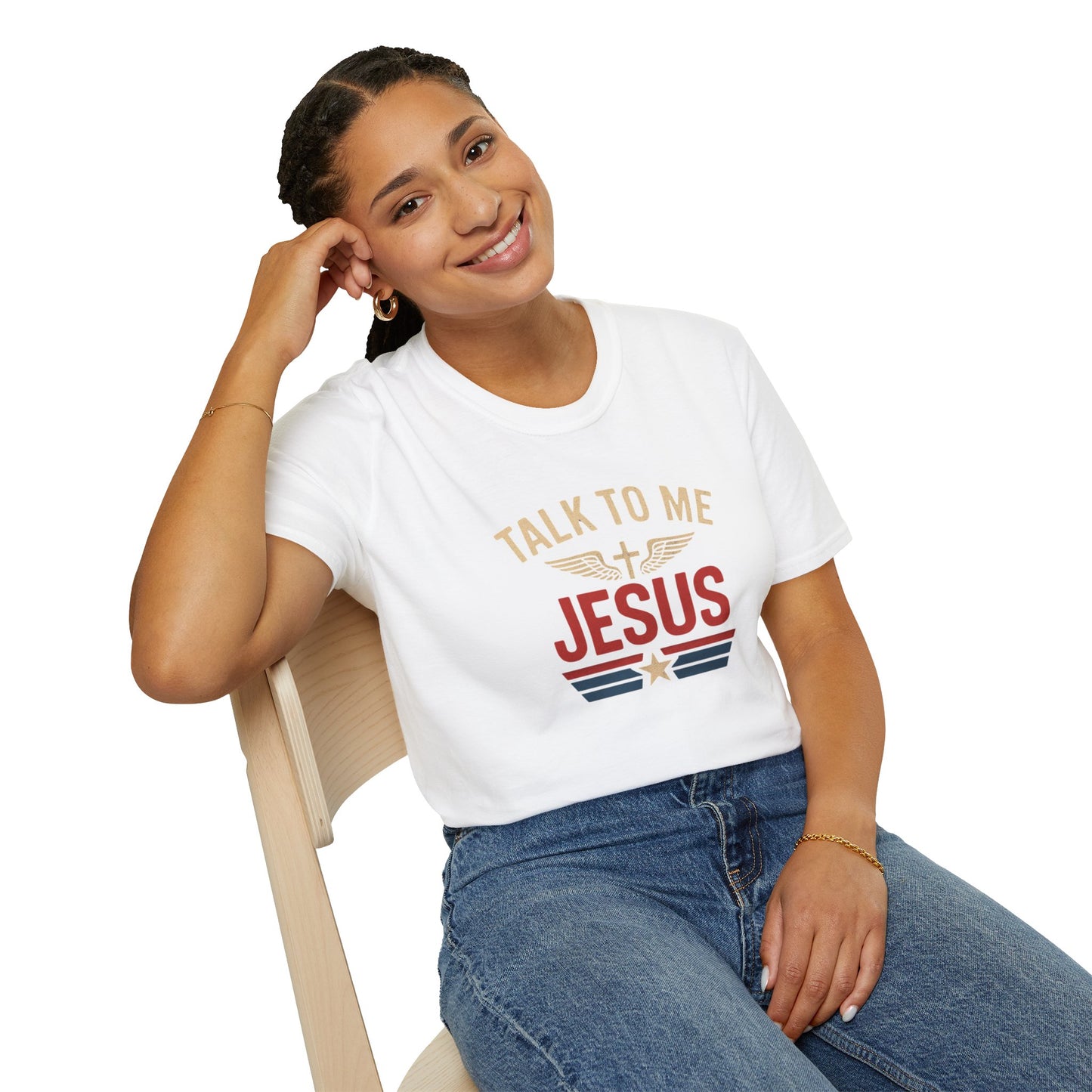 Inspirational Jesus Graphic Tee, Faith T-Shirt, Christian Apparel, Spiritual Gift, Religion Shirt