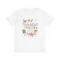 Faithful Mom Short Sleeve Tee, Christian T-Shirt, Gift for Moms, Church Apparel, Faith-Based Summer Shirt, Floral Graphic Tee