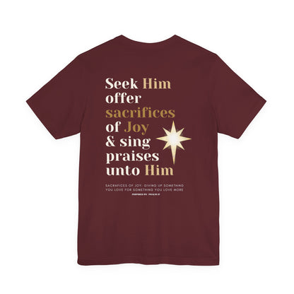 Sacrifices of Joy Tee — "Jesus I Love You More" Christian T-Shirt