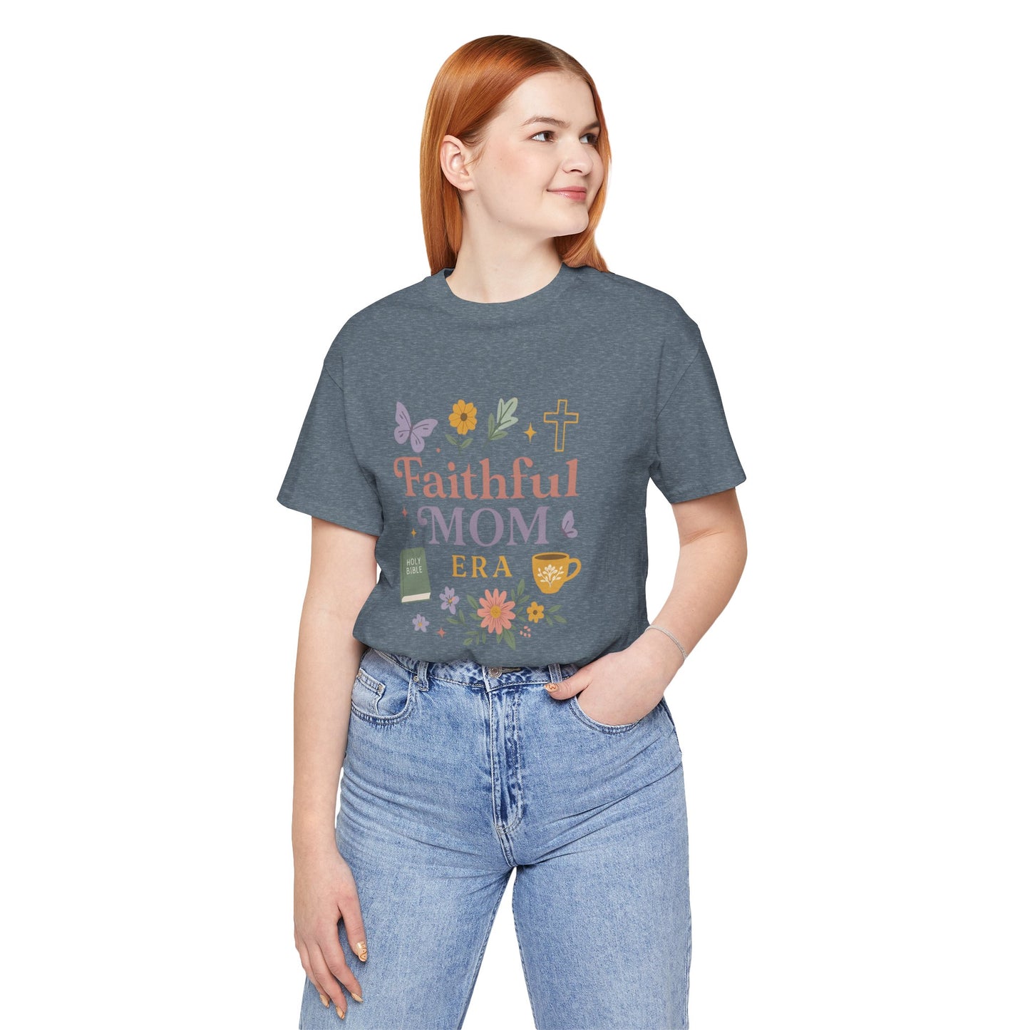 Faithful Mom Christian Tee