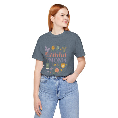 Faithful Mom Christian Tee