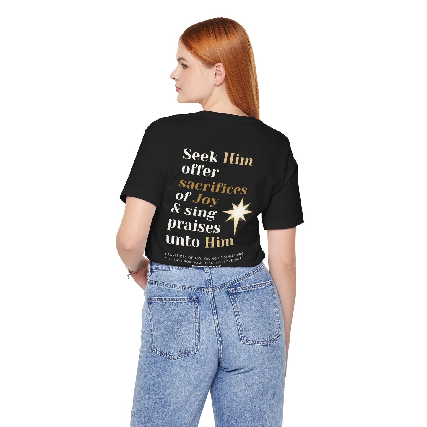 Sacrifices of Joy Tee — "Jesus I Love You More" Christian T-Shirt