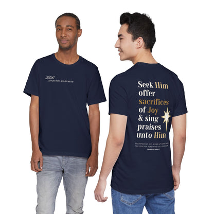 Sacrifices of Joy Tee — "Jesus I Love You More" Christian T-Shirt