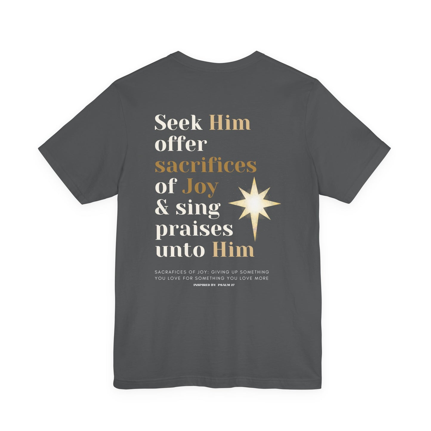 Sacrifices of Joy Tee — "Jesus I Love You More" Christian T-Shirt