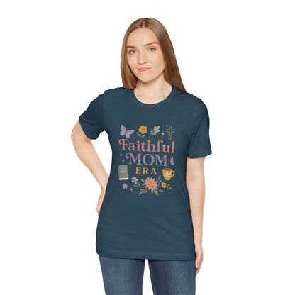 Faithful Mom Christian Tee