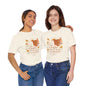 she laughs without fear of the future woman's t-shirt