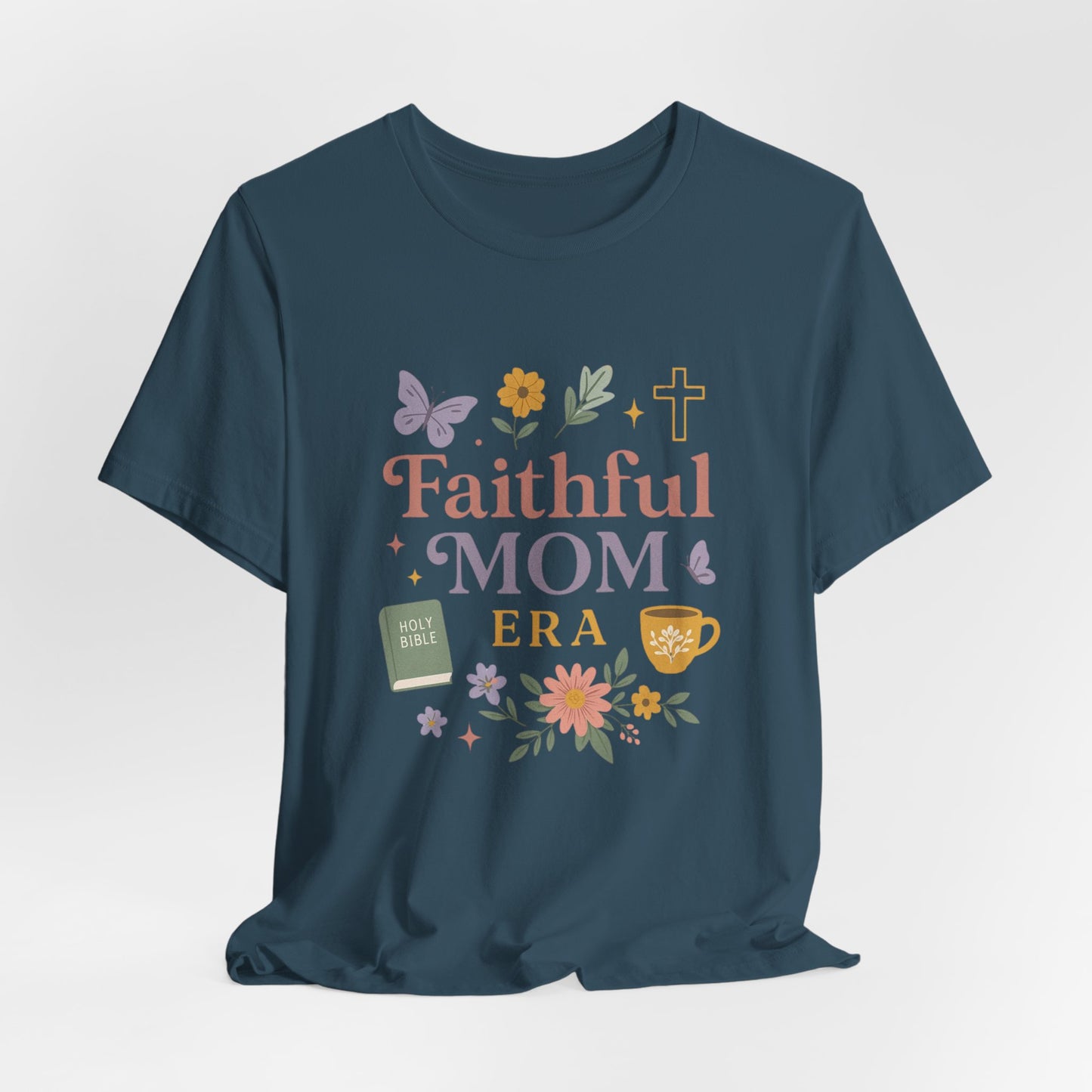 Faithful Mom Christian Tee
