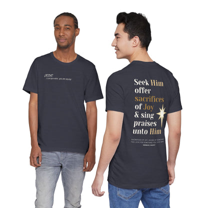 Sacrifices of Joy Tee — "Jesus I Love You More" Christian T-Shirt