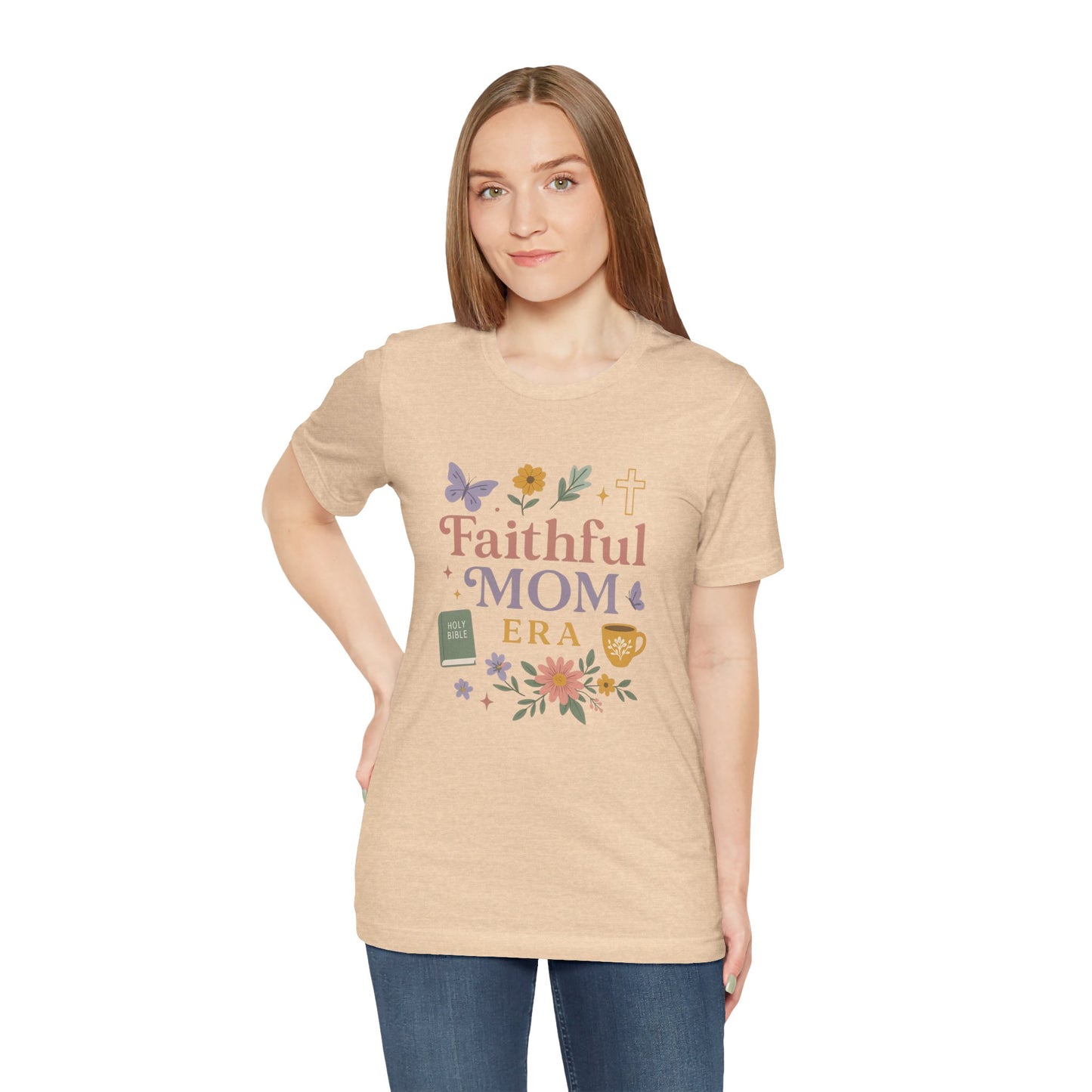 Faithful Mom Christian Tee