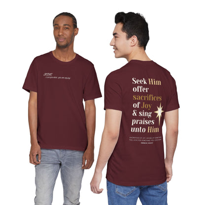 Sacrifices of Joy Tee — "Jesus I Love You More" Christian T-Shirt